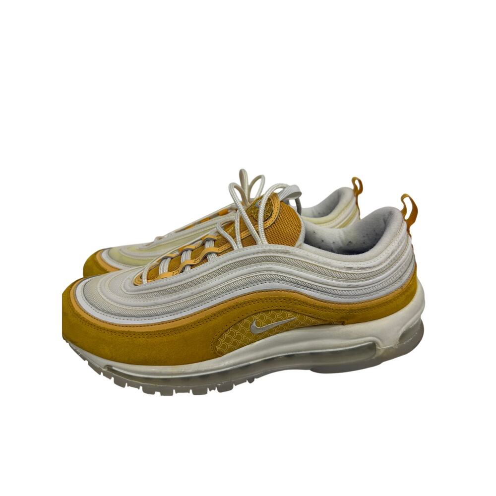 Nike Air Max 97 Premium “Koi Gold” sneakers 
White/University Gold, men’s 11.5.